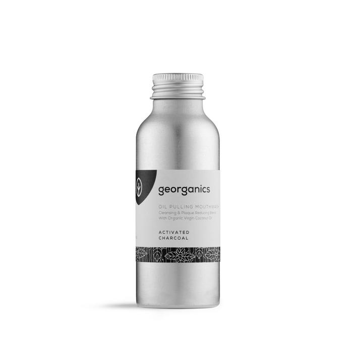 activated charcoal mouth pulling oil by georganics