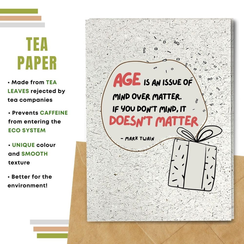 Age Doesn't Matter - Birthday Card