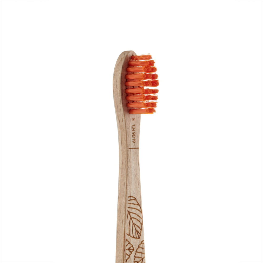 Beechwood Toothbrush, Children Toothbrush, Soft Bristles, Georganics