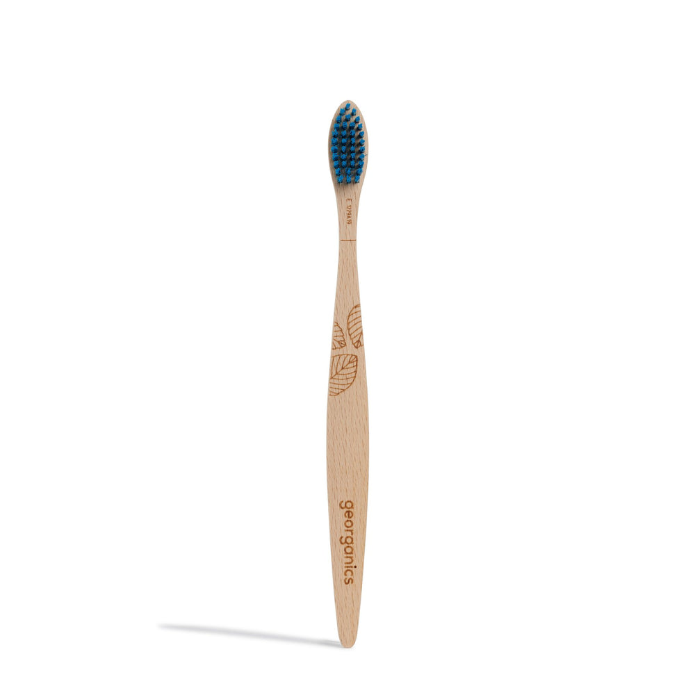 wooden toothbrush with firm bristles